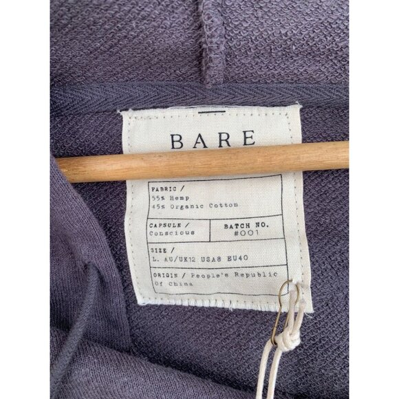 BARE Relaxed Drop Shoulder Hoodie Large - Picture 4 of 8